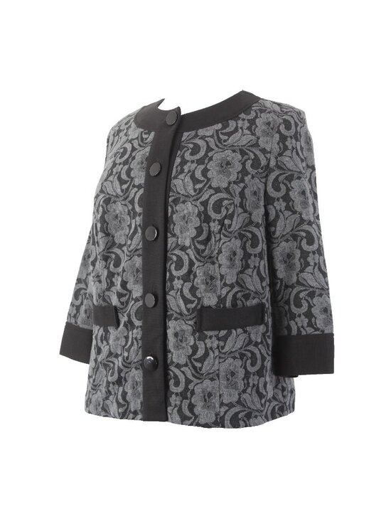 Black Sweaters - Studio 1940 Cardigan Sweater NEW Sz 18/20W Black Gray Polyester Rayon